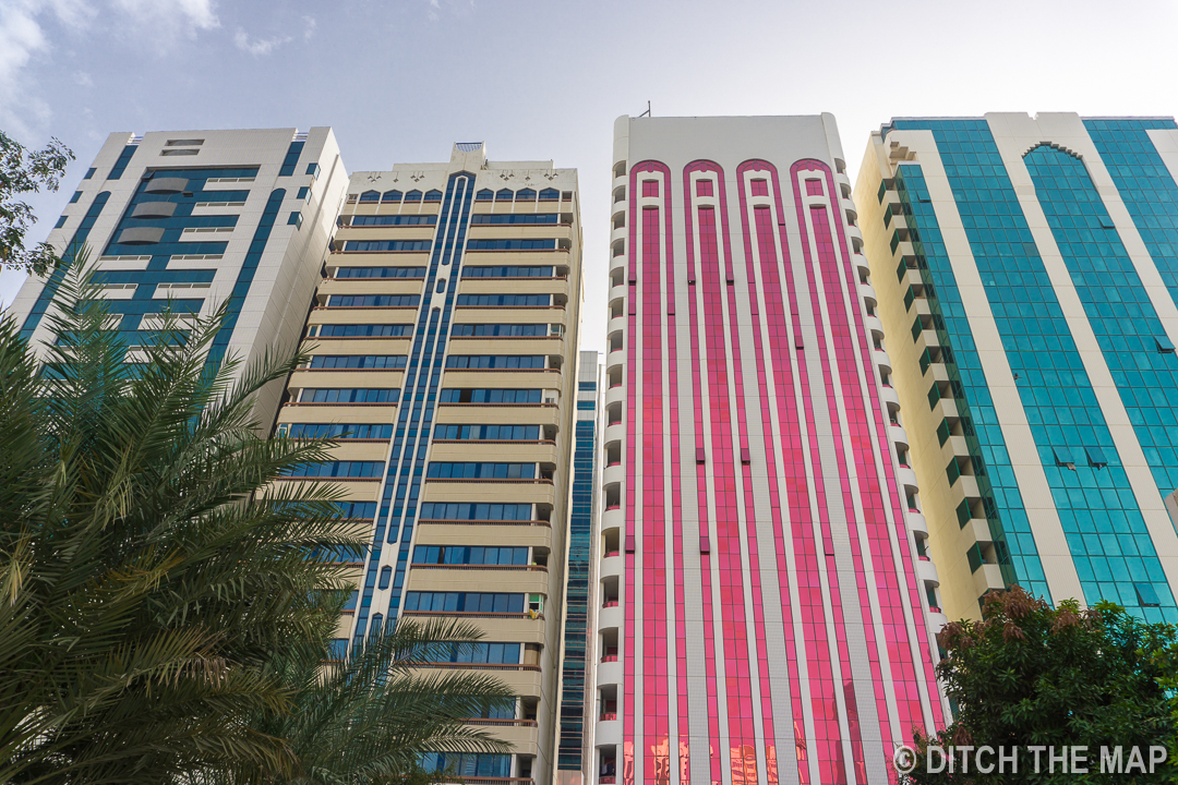Buildings in Abu Dhabi, UAE