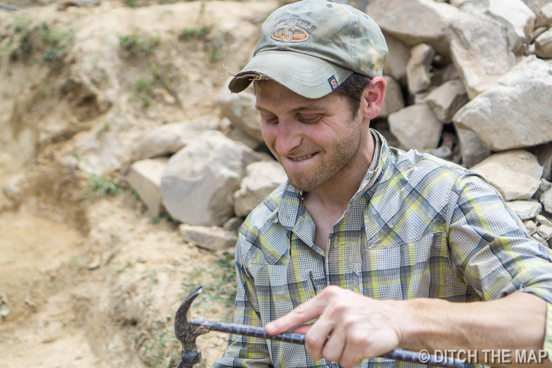I Help Build Stairs all Over the Property at our Workaway in Nepal
