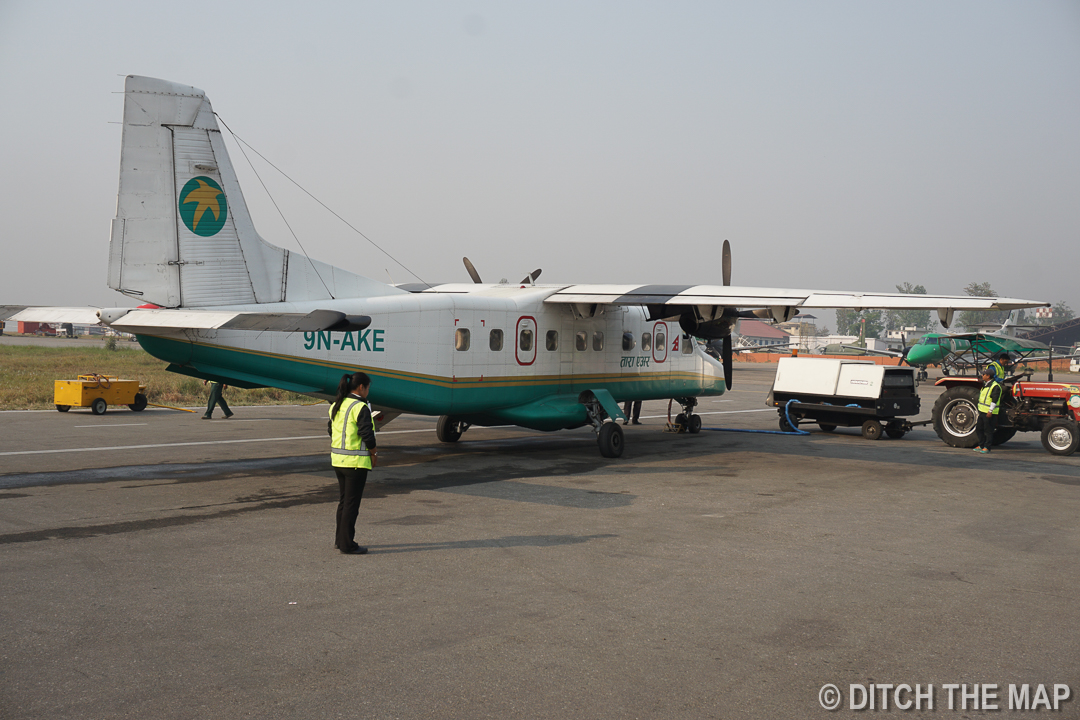 Our Plane from Kathmandu to Lukla