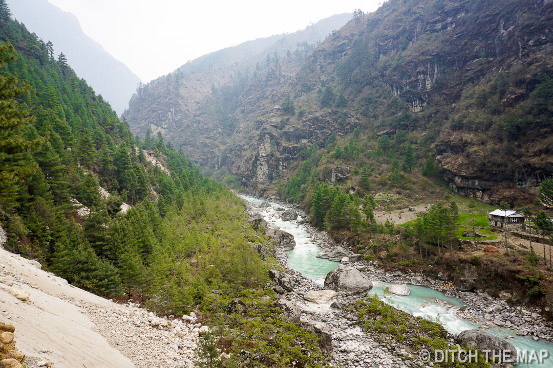 A view during our first day hiking to EBC