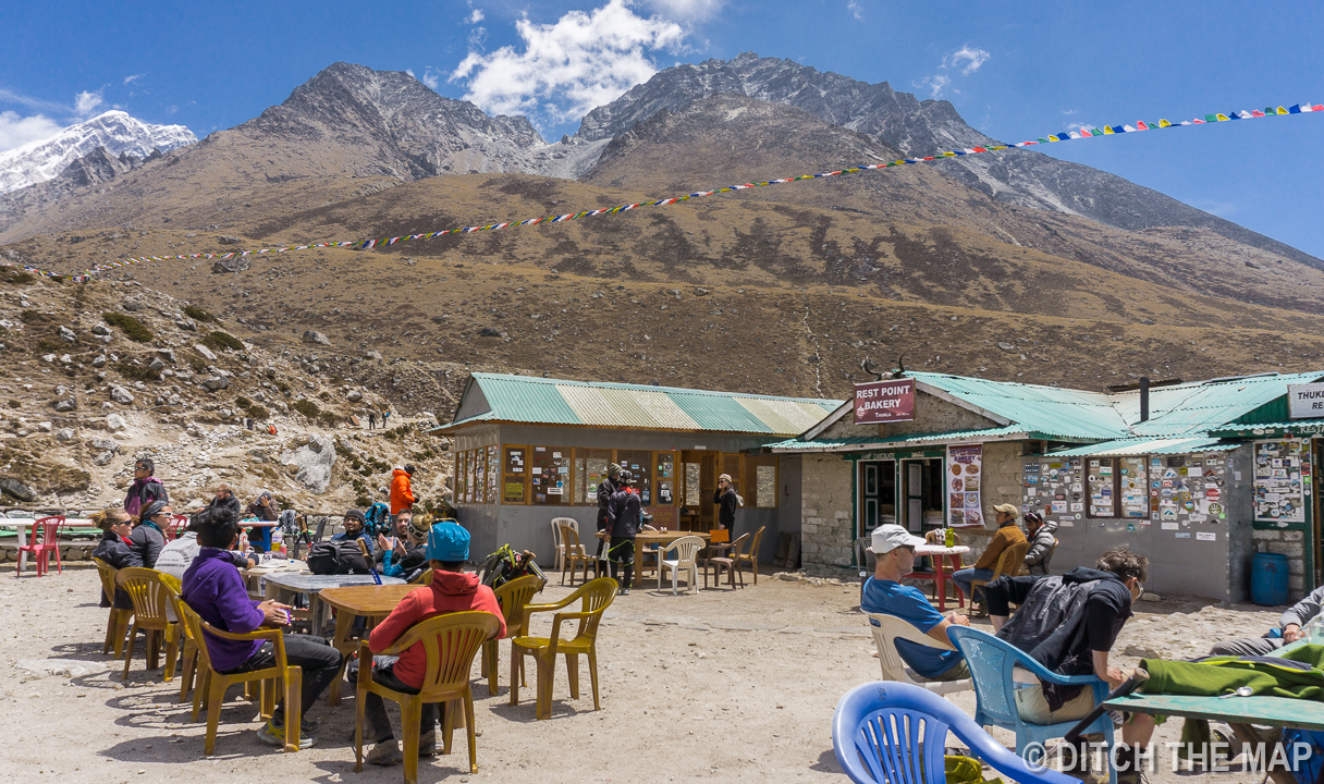 Lunch break at Dughla