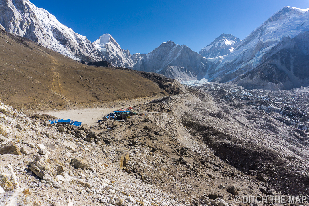 Arriving at Gorak Shep