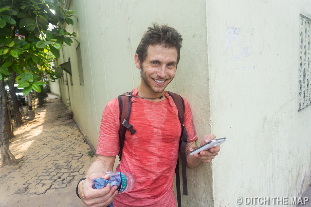 Sweating on a Street-Corner in Kolkata, India