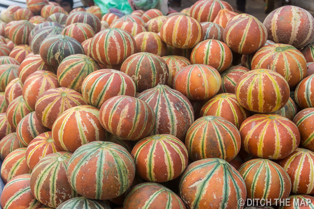 Fruit for sale on the streets of Delhi, India