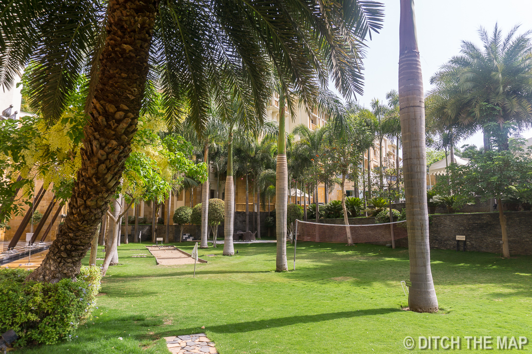 Hotel Recreation Field at Hotel in Udaipur, India