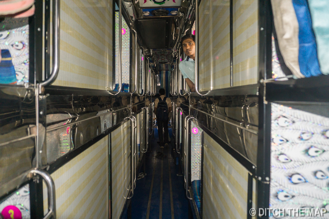 Overnight Bus to Mumbai, India