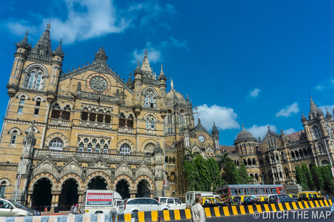 Railway Station in Mumbai, India