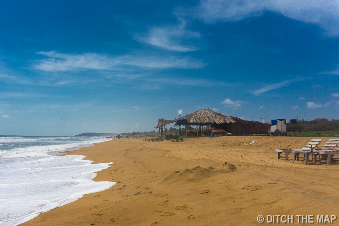 Candolim Beach in North Goa, India