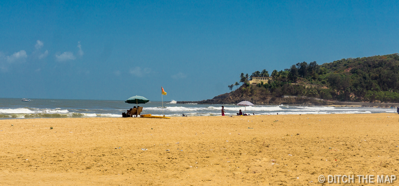 Baga Beach in Northern Goa, India
