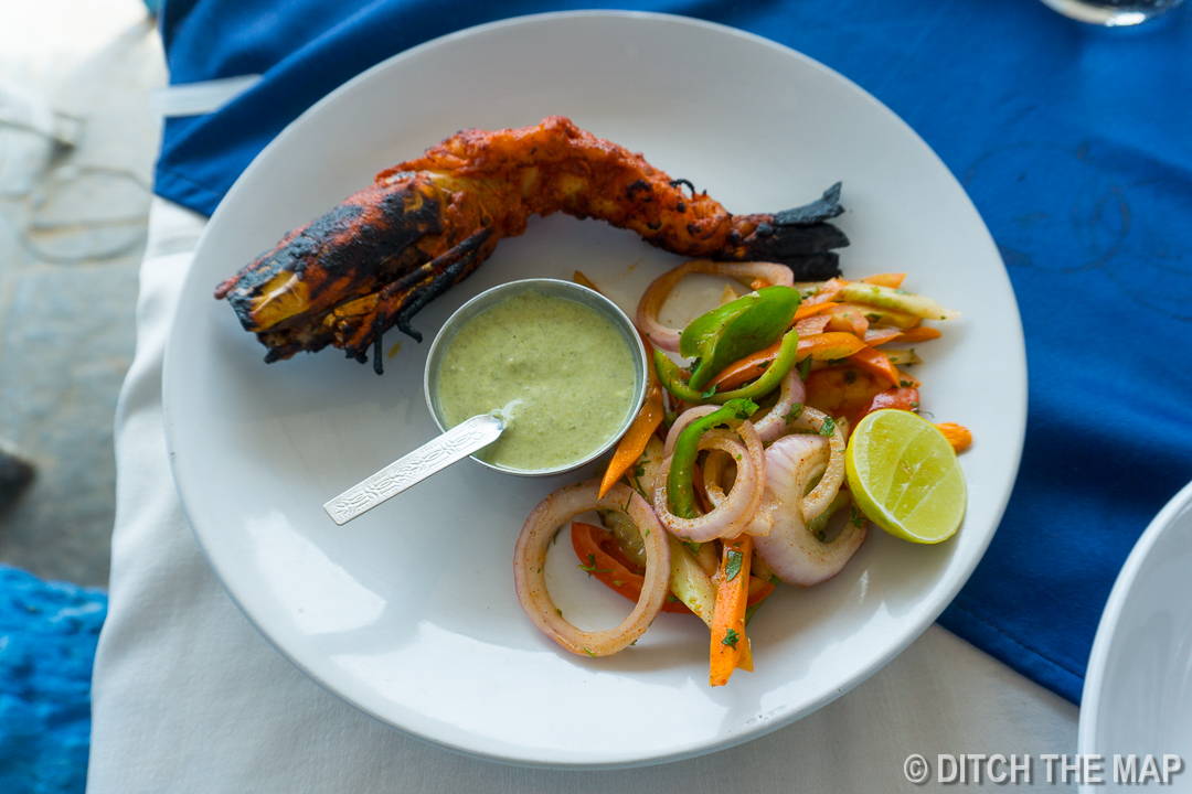 Enormous Tiger Prawn in South Goa, India
