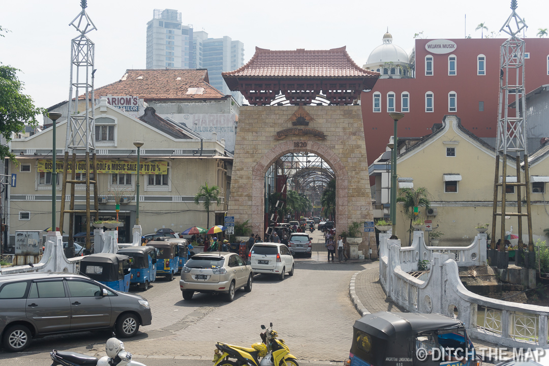 Passer Baroe Market in Jakarta, Indonesia