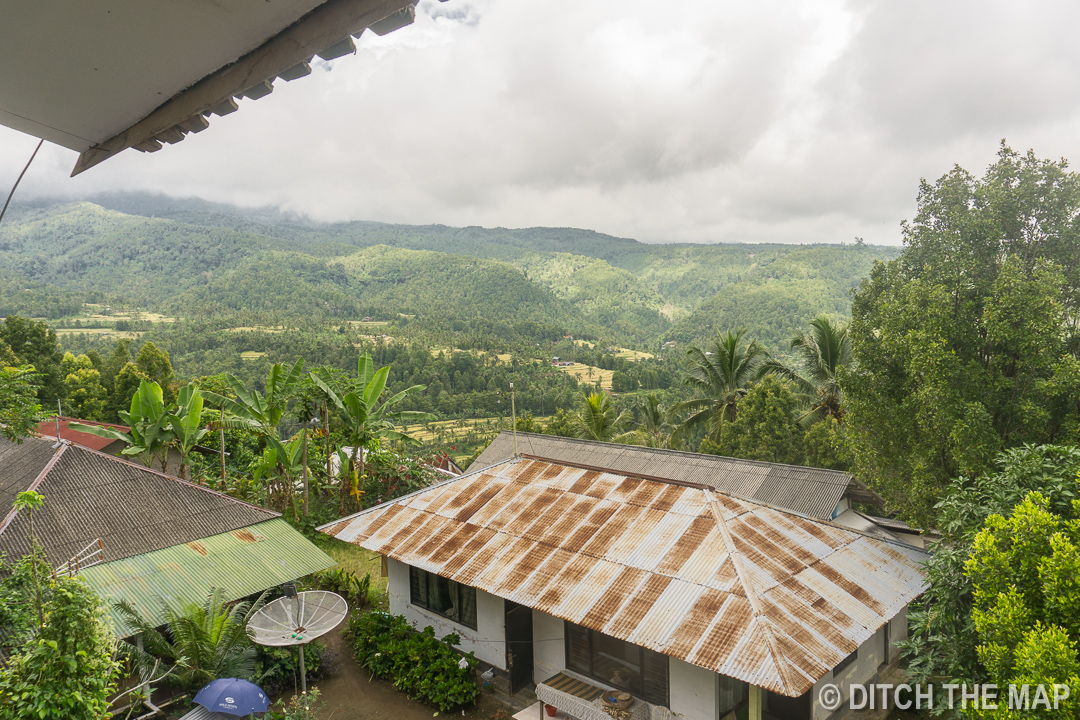 View from our hotel in Munduk, Bali