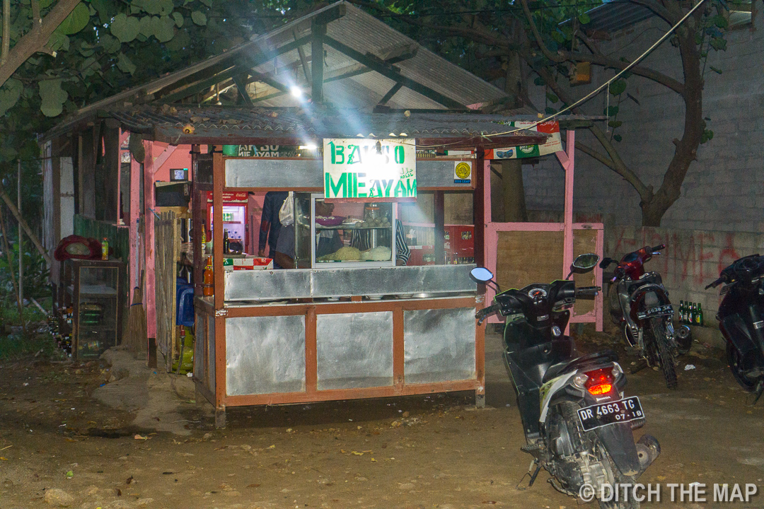 Typical Warung in Kuta, Lombok