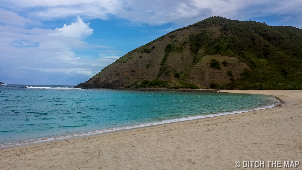 Mawun Beach in Lombok, Indonesia
