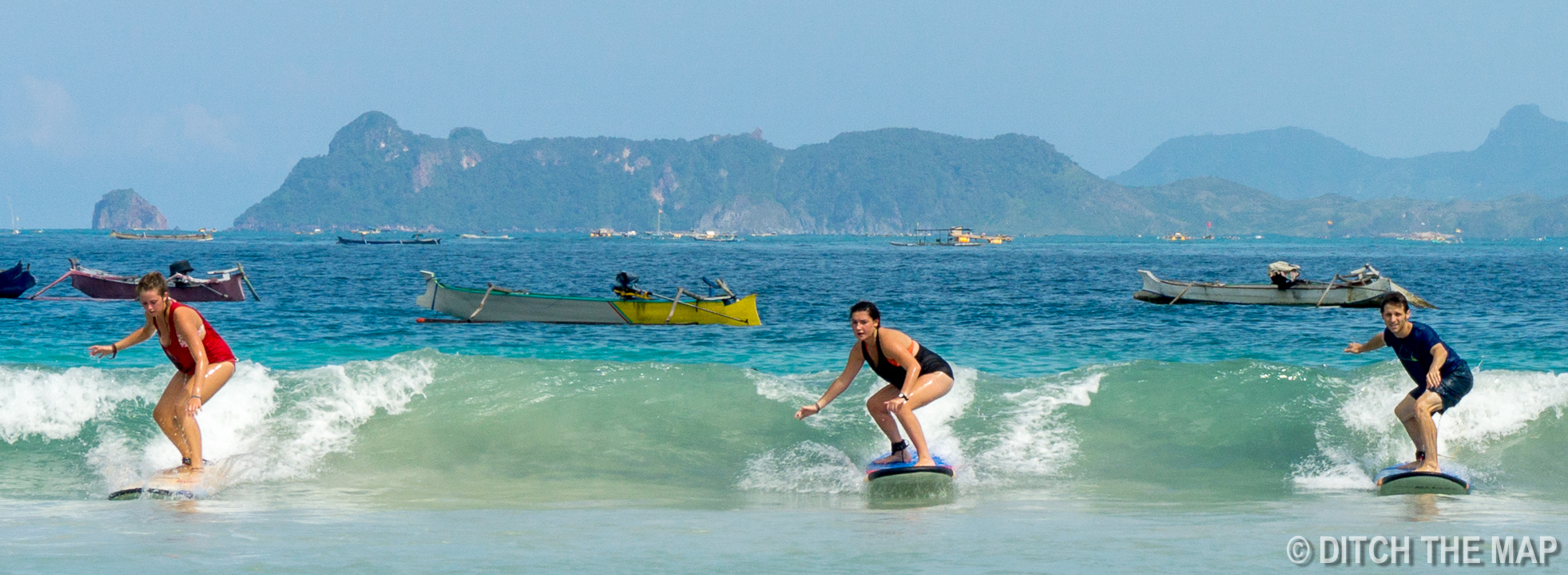 A Three-Way Surf-Off at Selong Belanak Beach, Lombok, Indonesia 