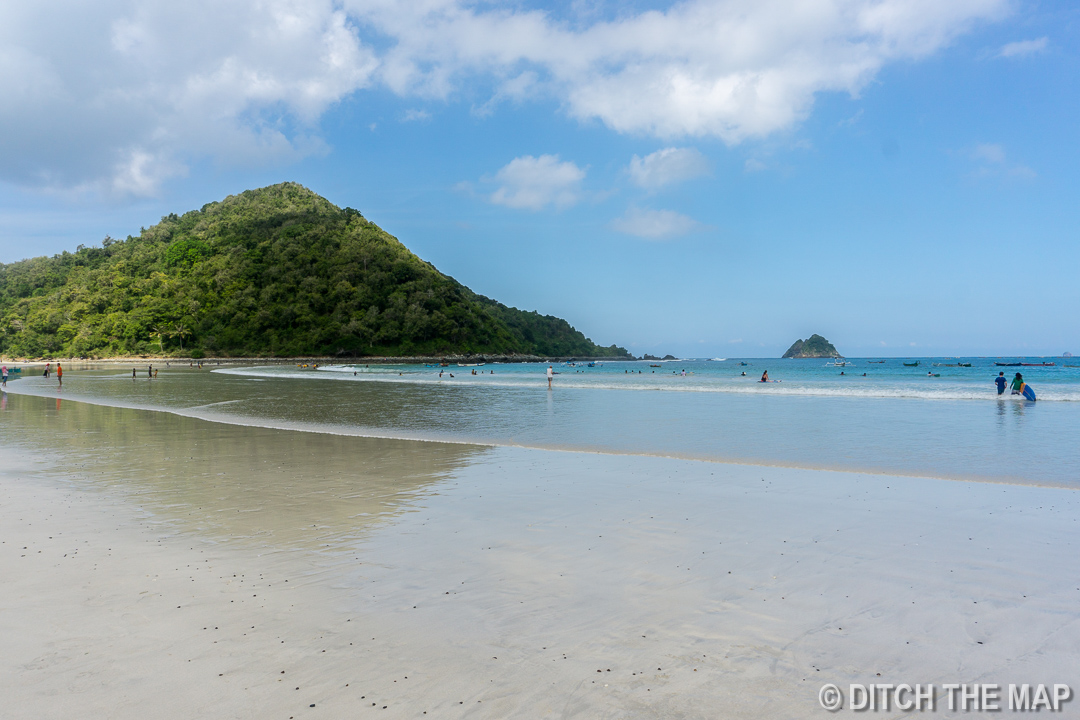 Selong Belanak Beach in Lombok, Indonesia