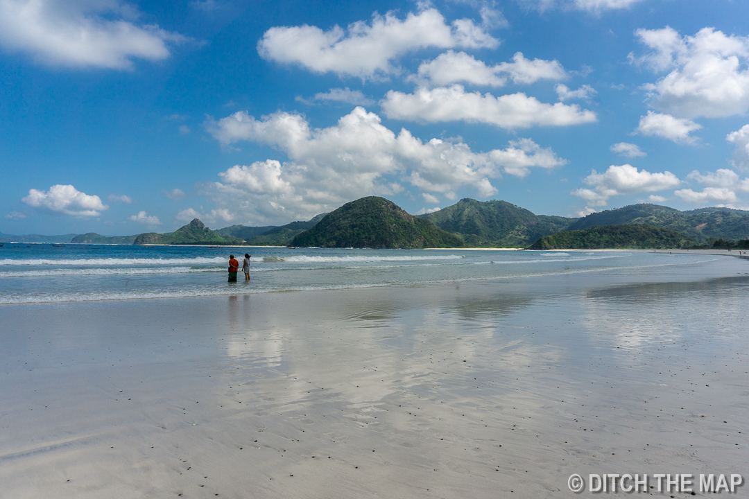 Selong Belanak Beach in Lombok, Indonesia