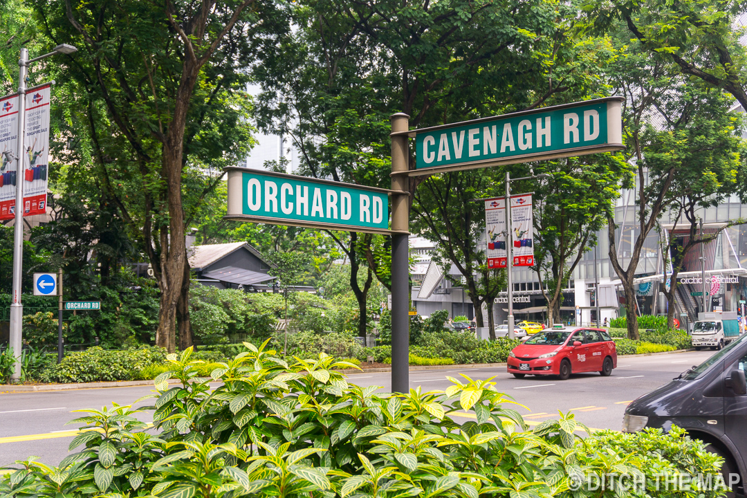 Orchard Street in Singapore