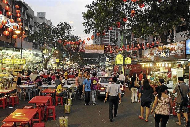 jalan alor food street