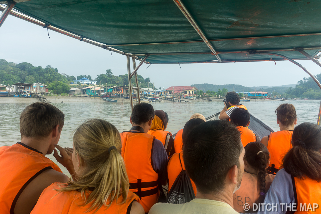 Taking the Jetty to Bako National Park in Sarawak, Borneo, Malaysia