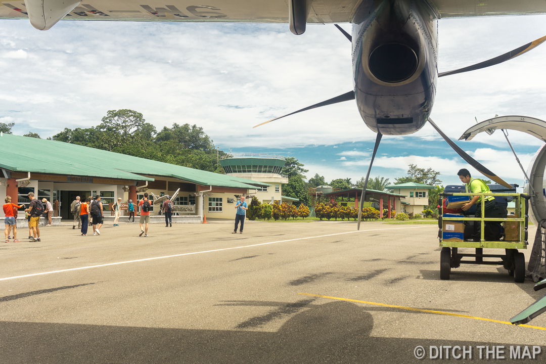 Mulu Airport in Sarawak, Borneo, Malaysia