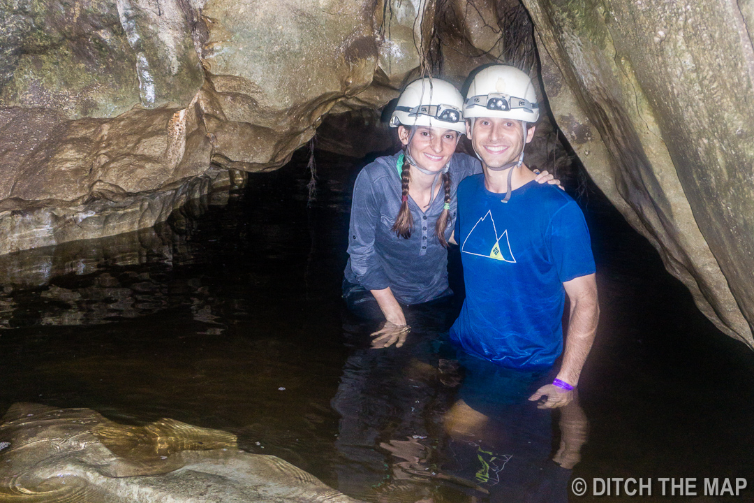 Exiting Clearwater Cave in Borneo, Malaysia
