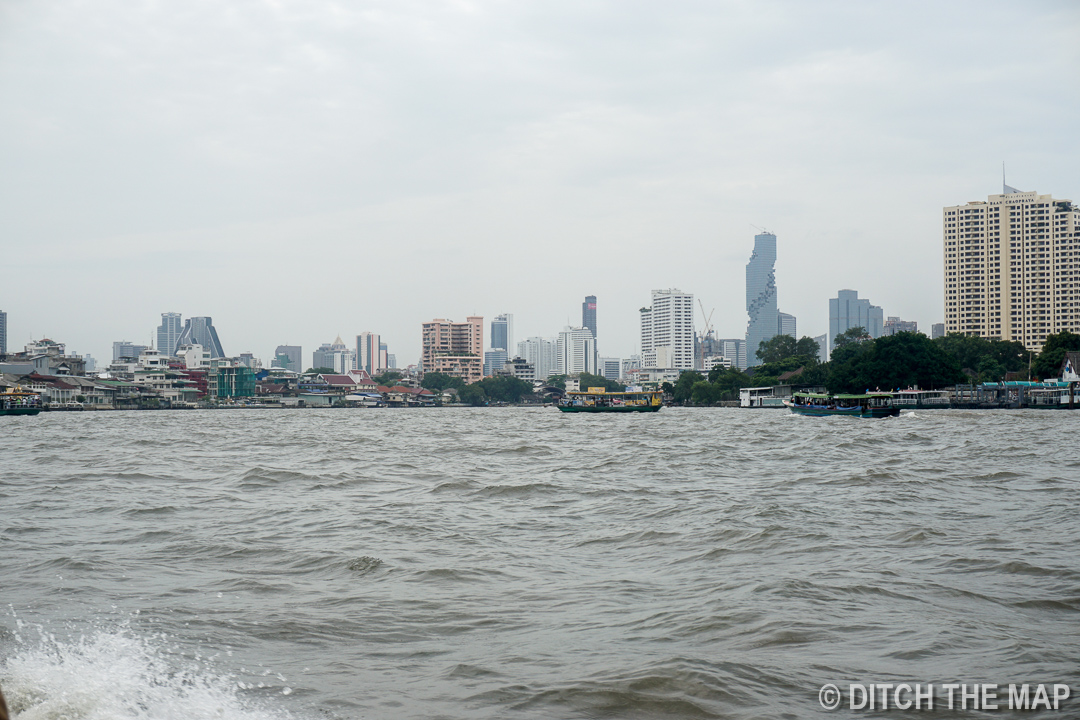 Taking a Ferry in Bangkok, Thailand