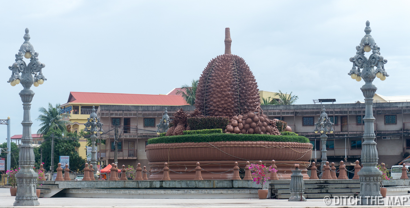 Durian Circle in Kampot, Cambodia