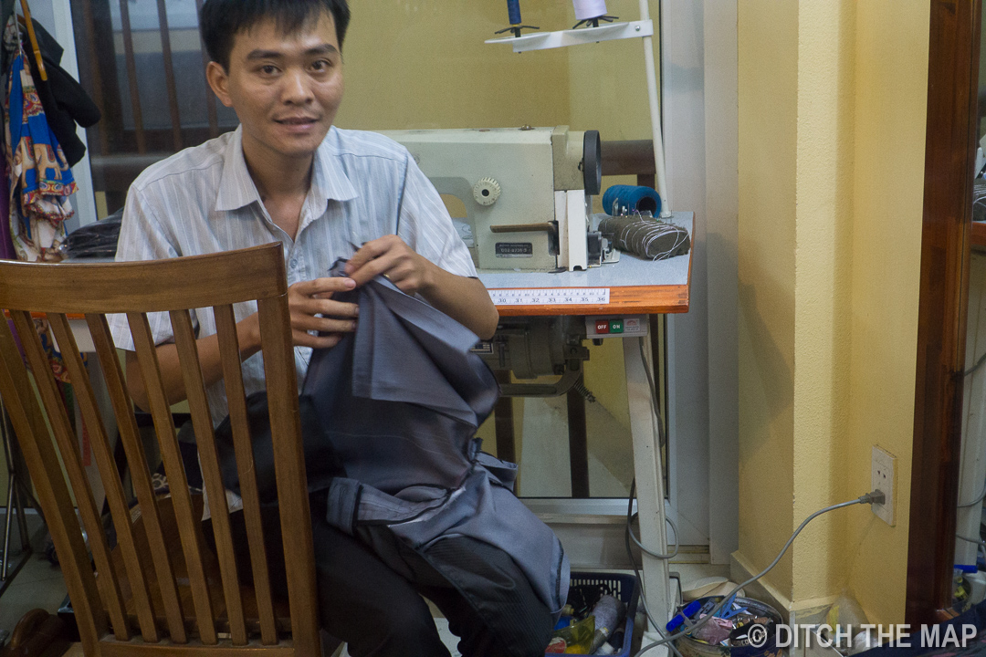 Last Minute Alterations at Peace Tailor in Hoi An, Vietnam