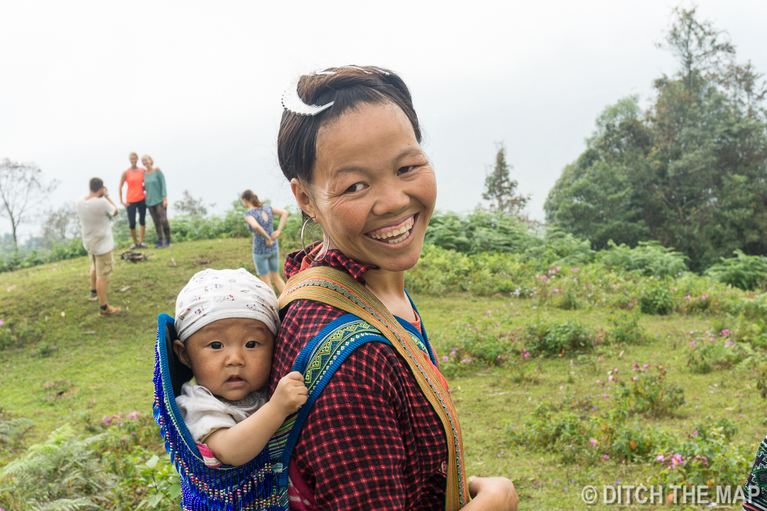 Julie with Her Baby in Sapa, Vietnam