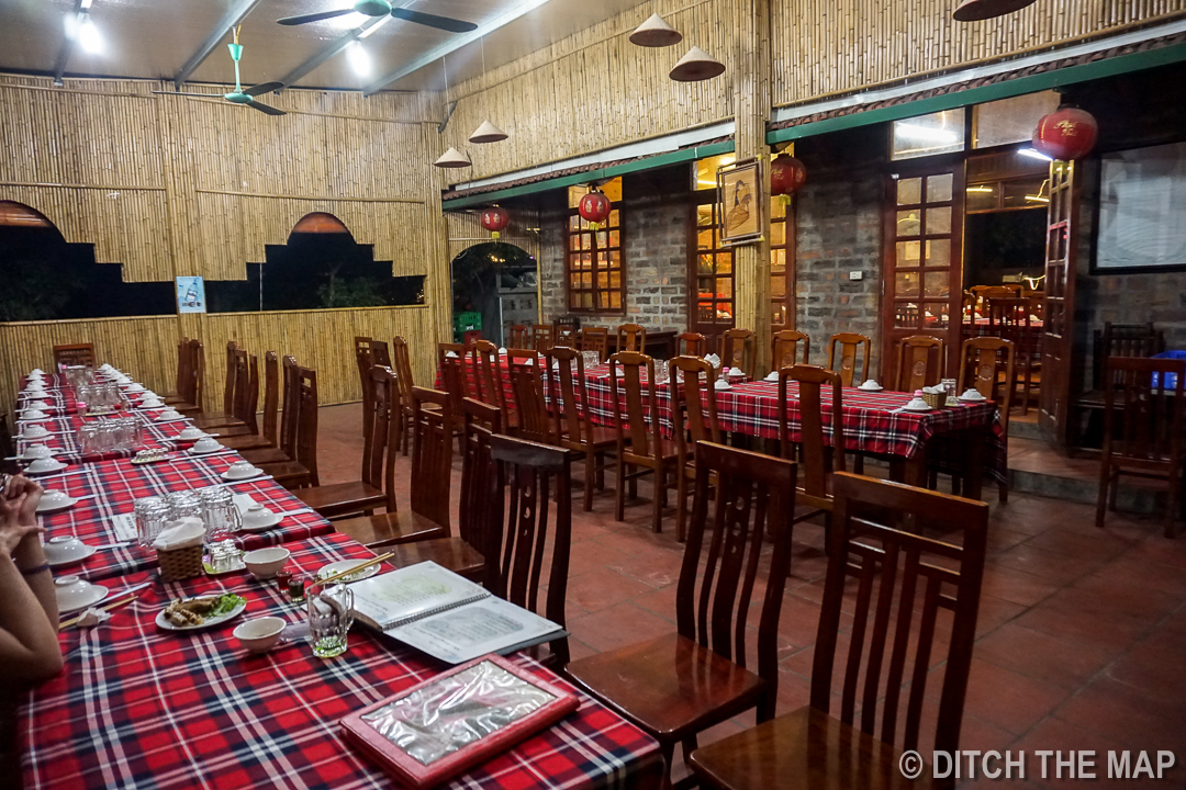 Empty Restaurant in Le Mat Village, Hanoi, Vietnam