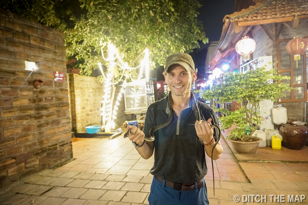 Inspecting the Snake I Ate for Dinner in Le Mat "Snake Village" outside Hanoit, Vietnam