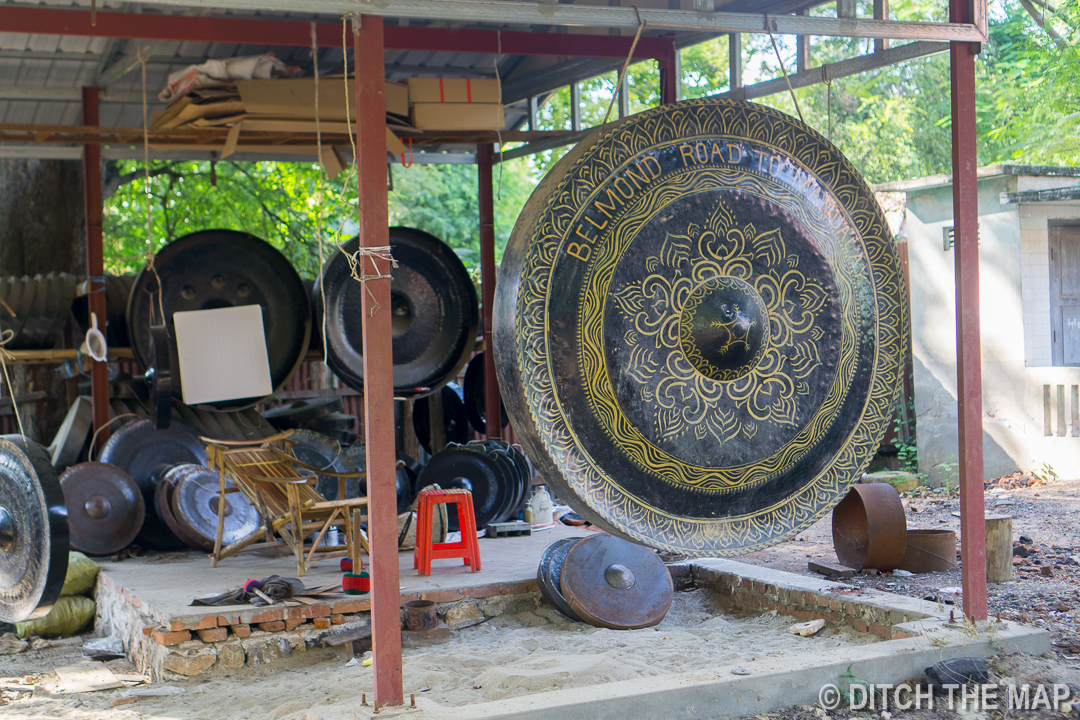 Large Gong in Mandalay, Myanmar