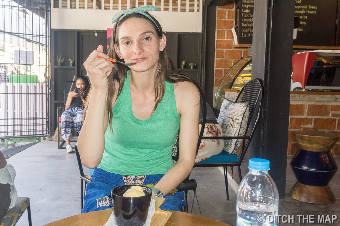 Indulging in Some Treats After Xhale Yoga Retreat, Pai, Thailand