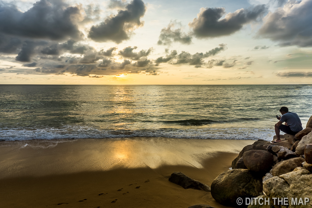 Watching Sunset in Khao Lak, Thailand