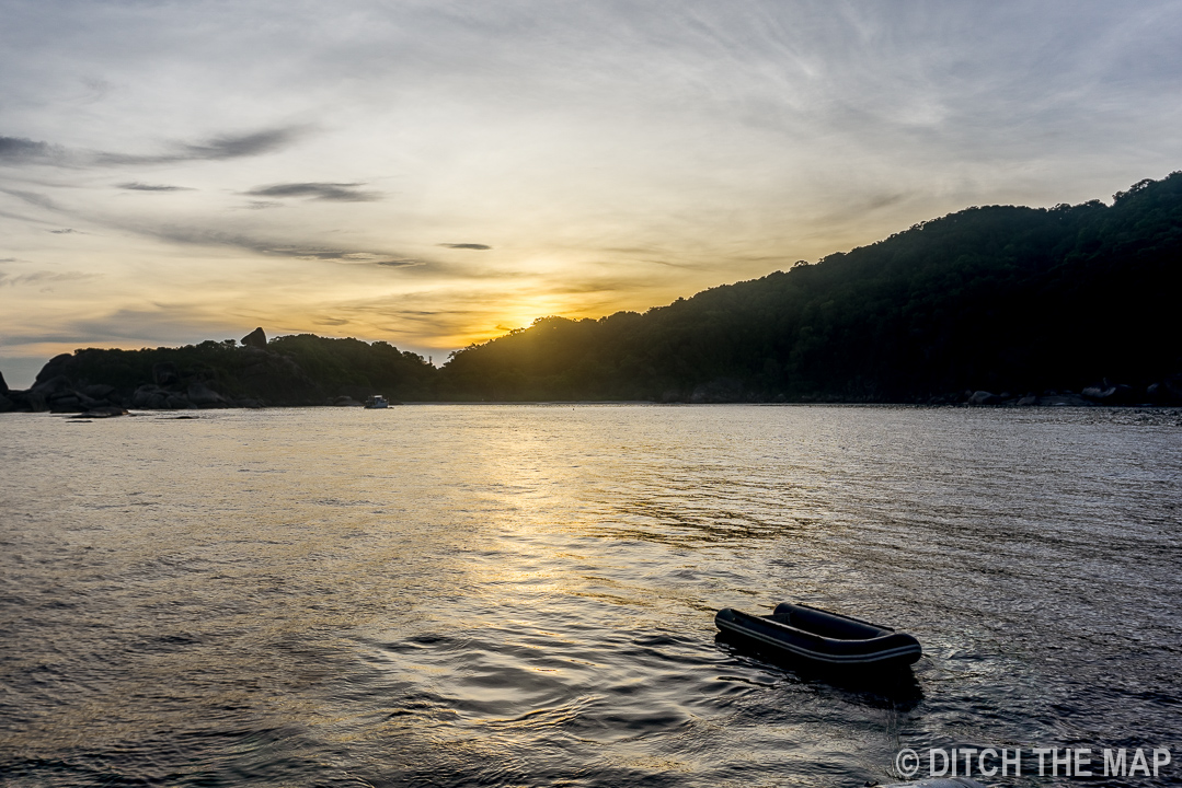Watching the Sun Set Over the Similan Islands, Thailand