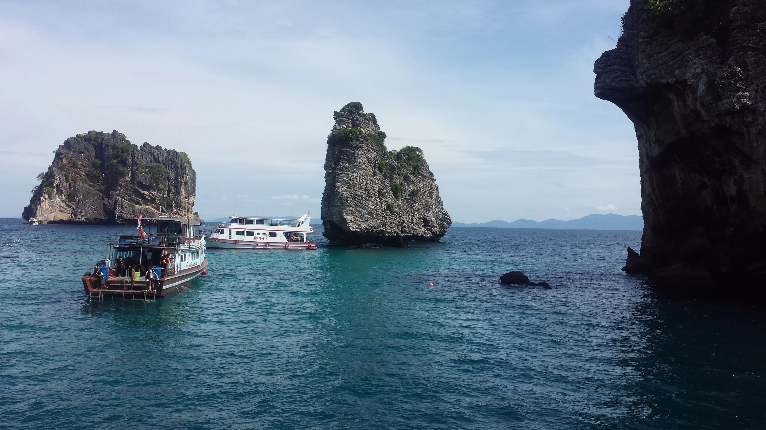 Our Dive Site in Ko Haa, off of Ko Lanta, Thailand