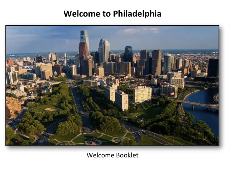 A Local's Guidebook to Visiting Philadelphia, PA