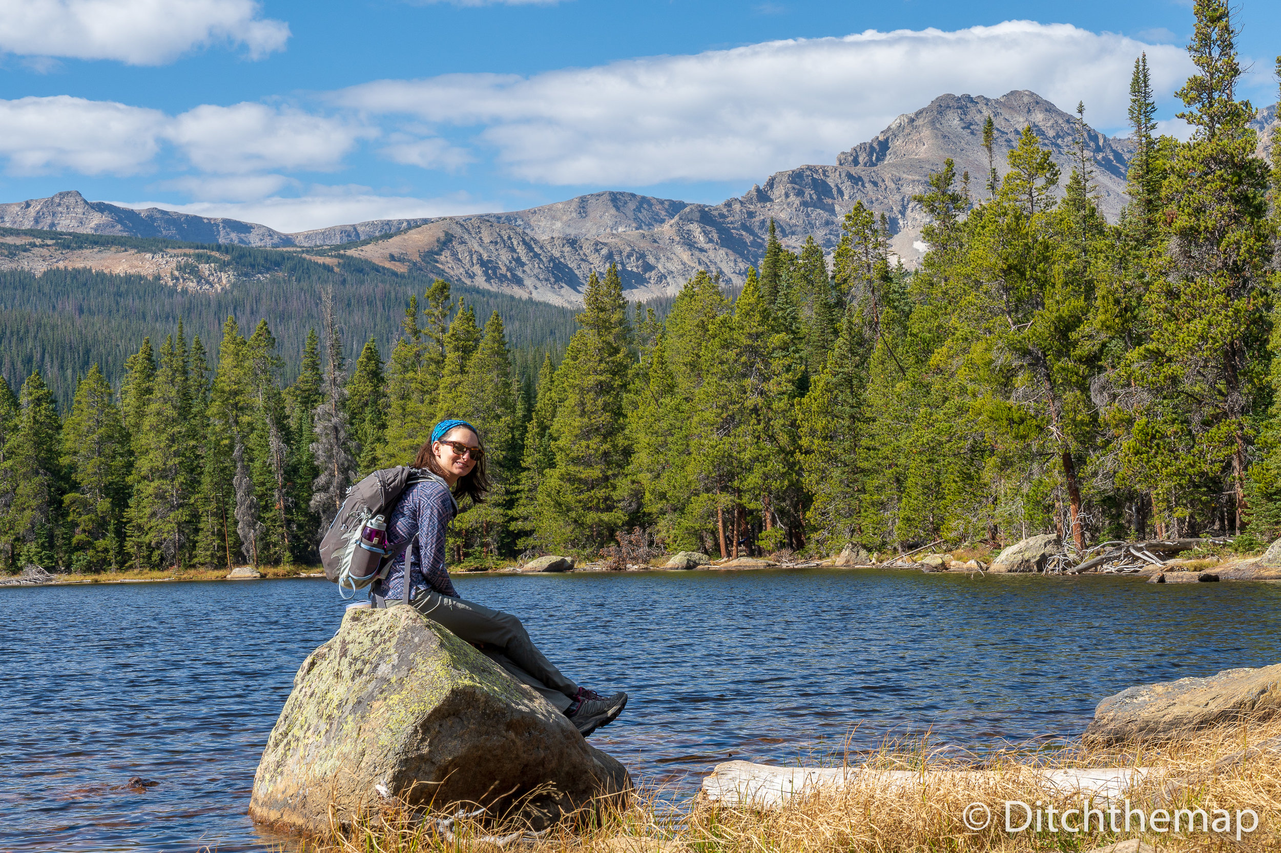 Finch Lake Trail in the Rocky Mountain National Park, USA