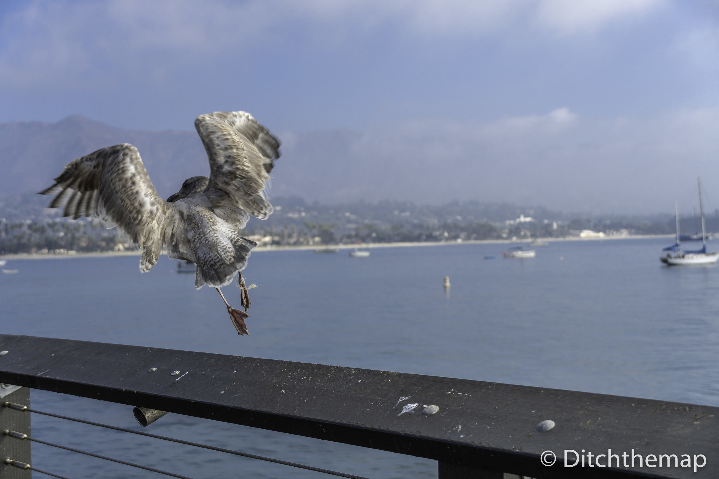 Downtown Santa Barbara - Central California Coastal City