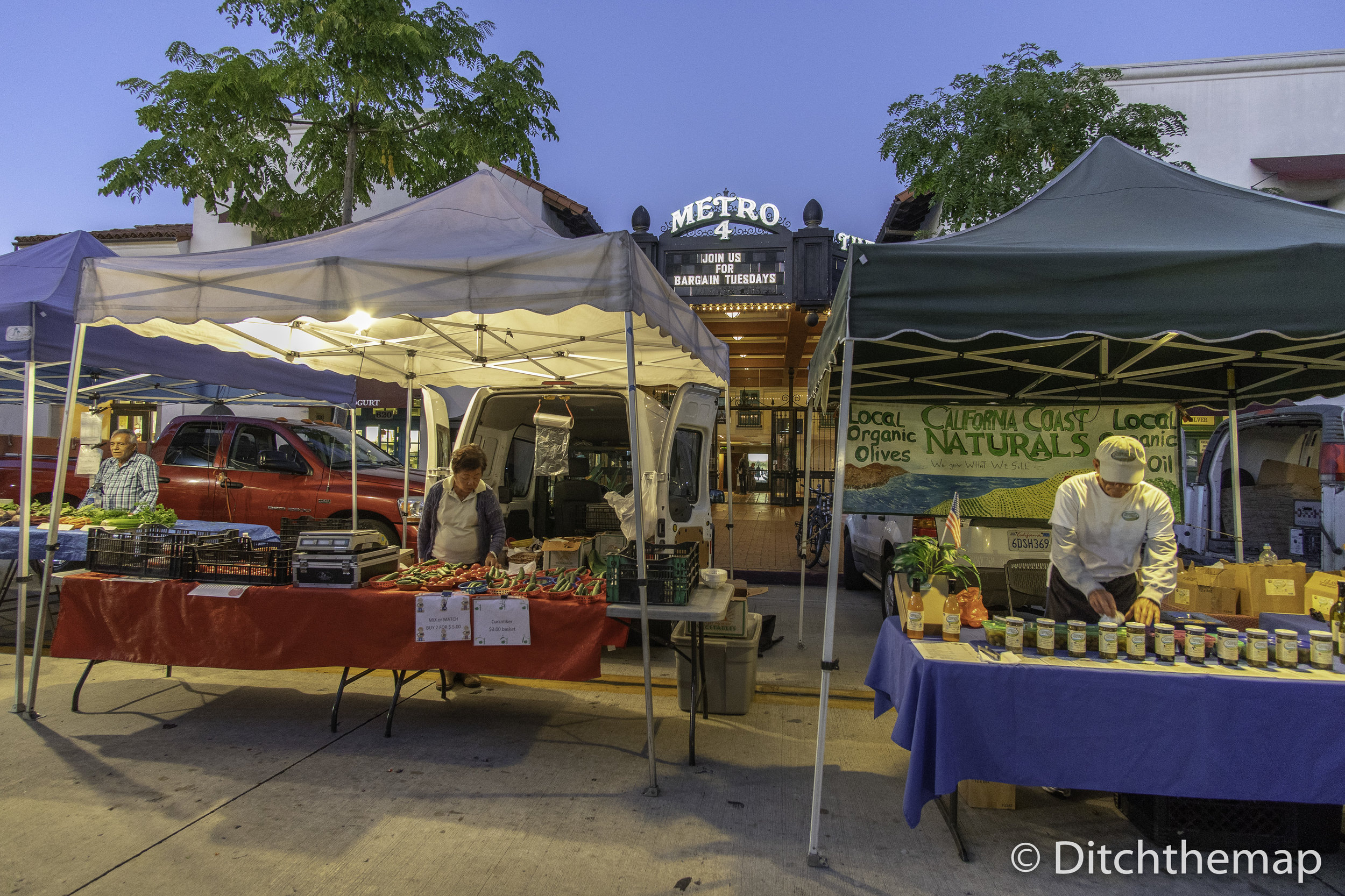 Santa Barbara Farmers Market on State Street