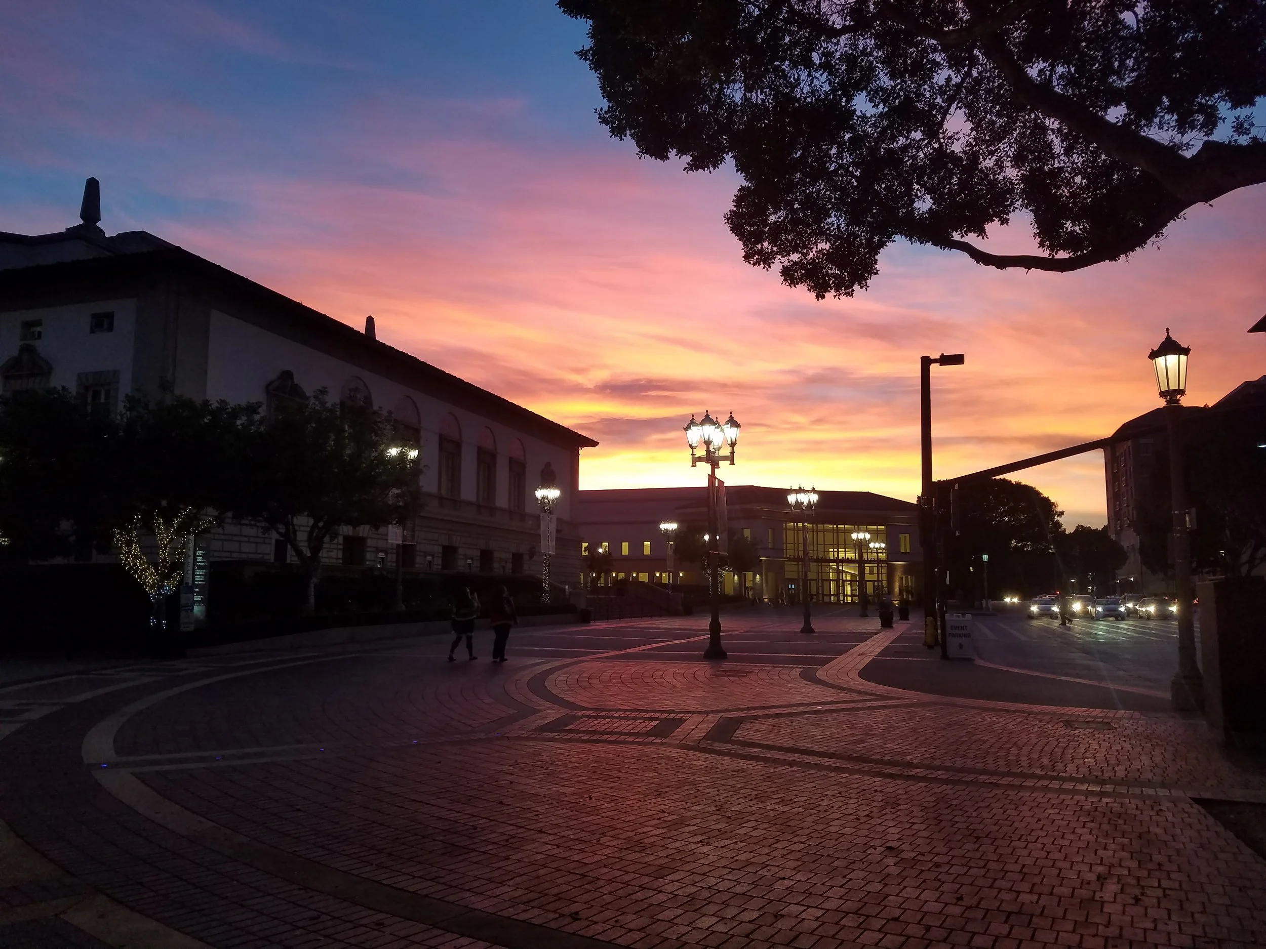 Catching Sunset in Old Town, Pasadena, California