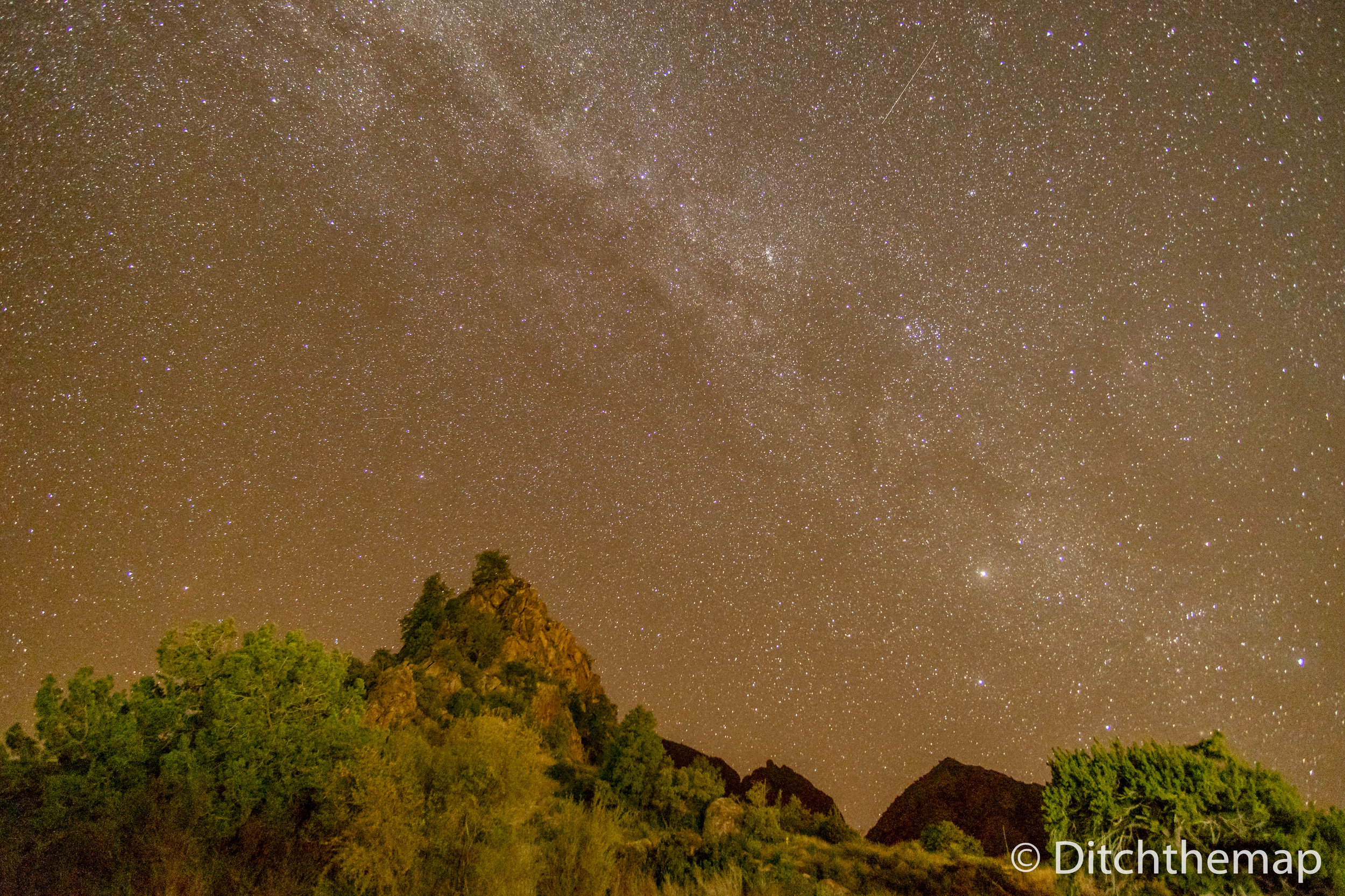 Milky Way Star Gazing in Darkest Place in the USA