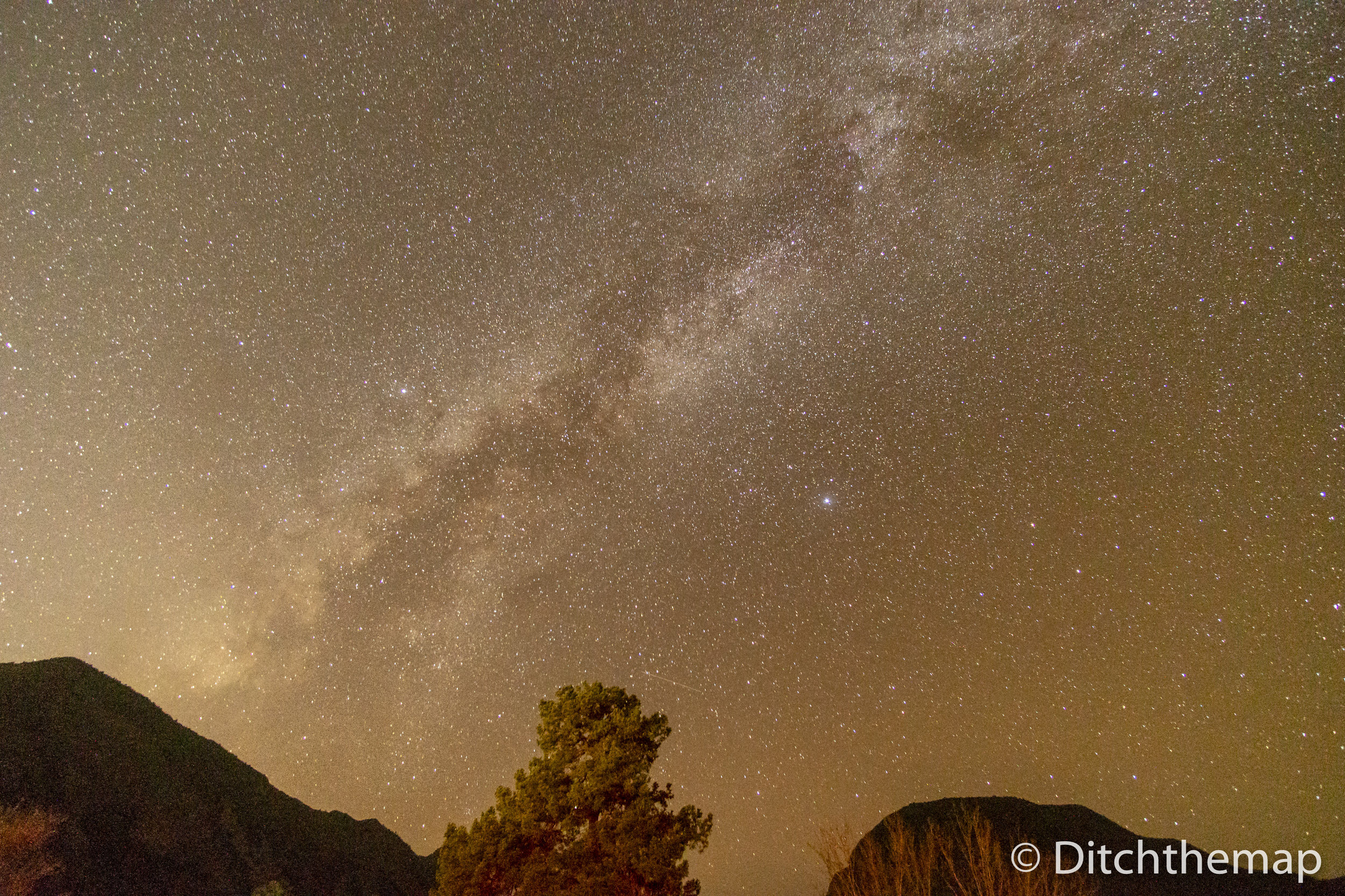 Milky Way Star Gazing in Darkest Place in the USA