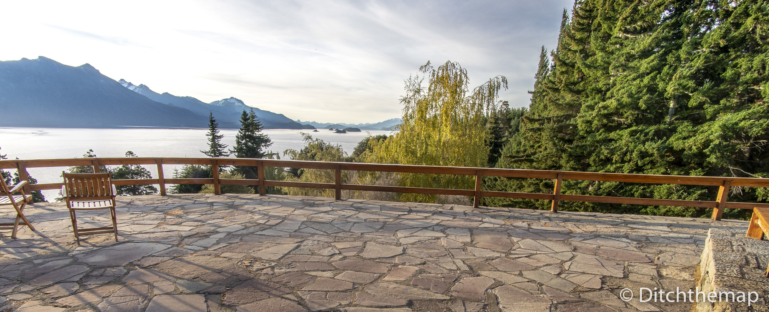 Chairs on Stone Deck