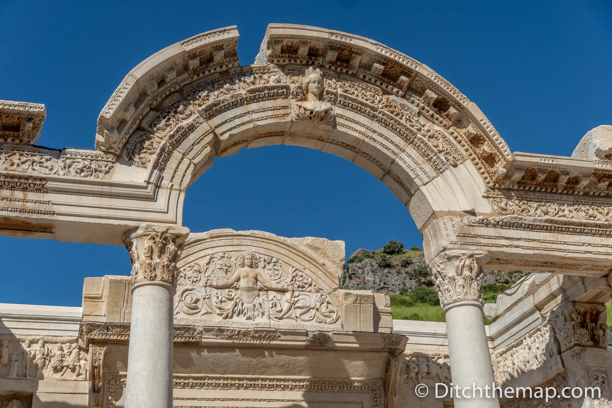 Temple of Hadrian in Ephesus, Turkey