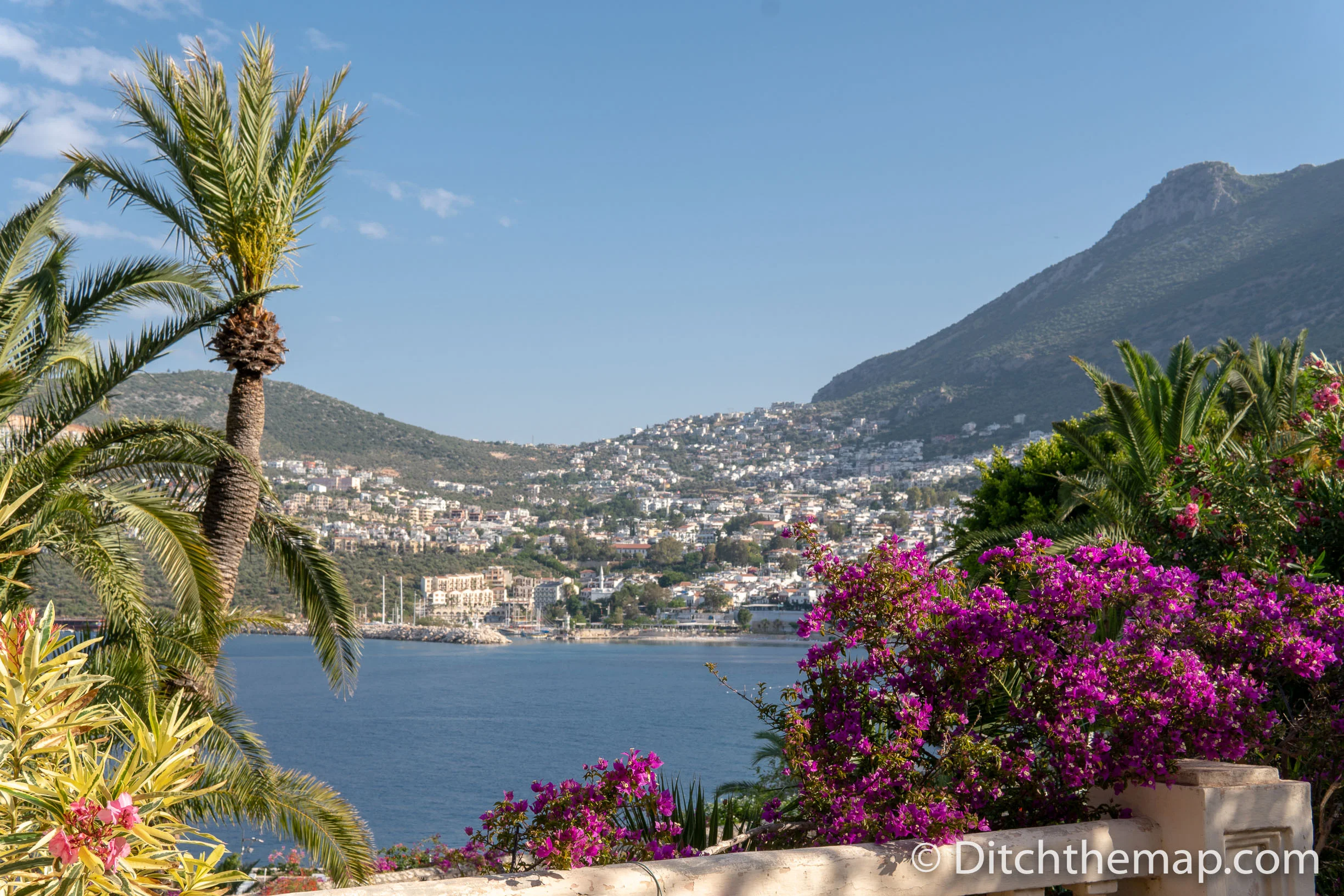 A View of Kalkan, Turkey From Across the Bay