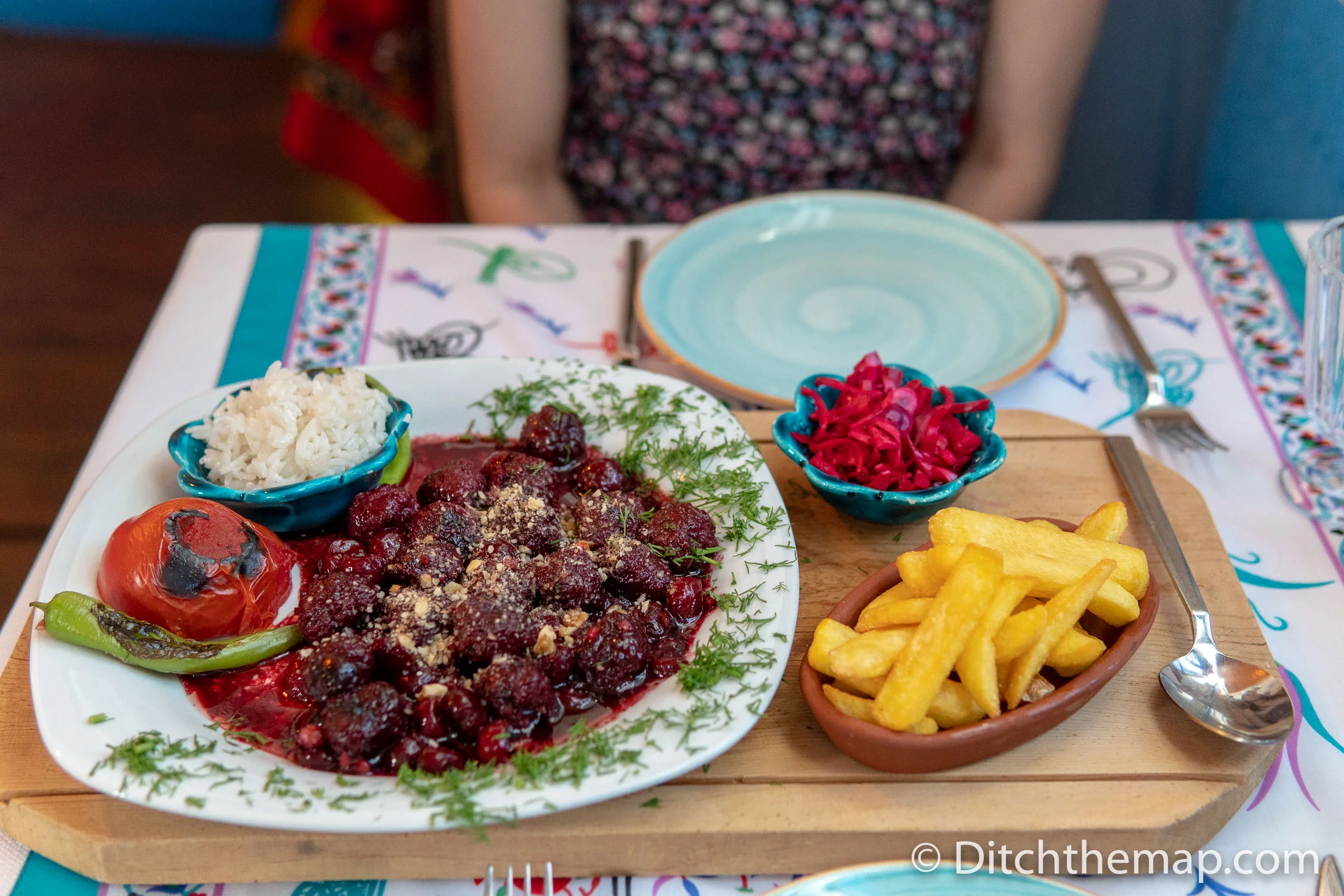 Dinner in Kalkan, Turkey