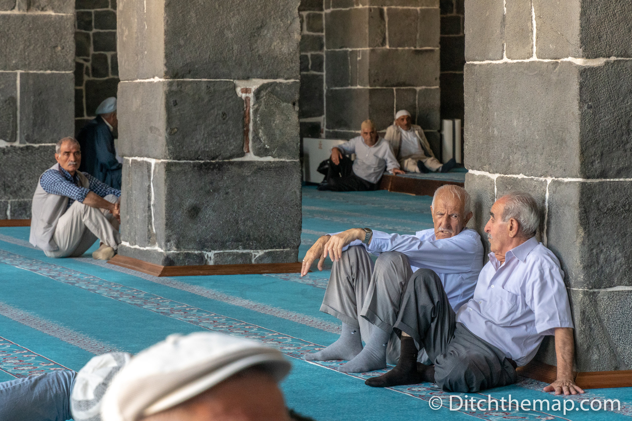 Inside Ulu Mosque in Diyarbakir