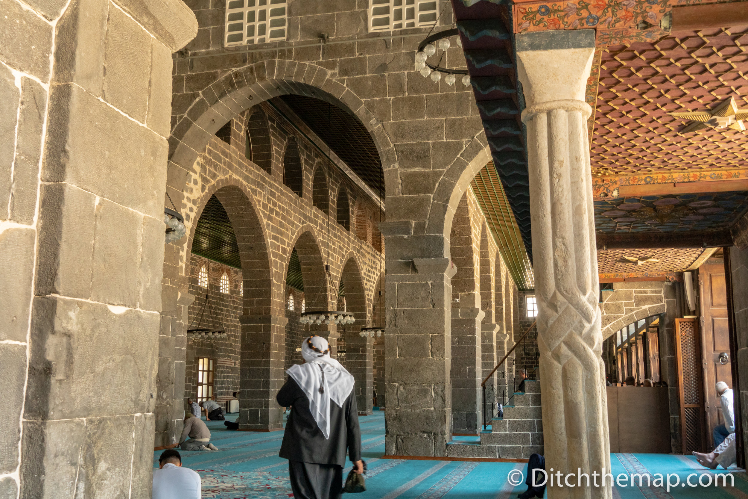 Inside Ulu Mosque in Diyarbakir